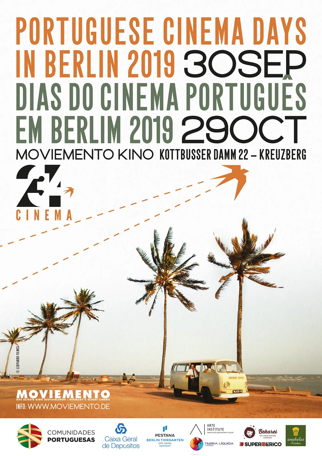 Cartaz dos Portuguese Cinema Days 2019