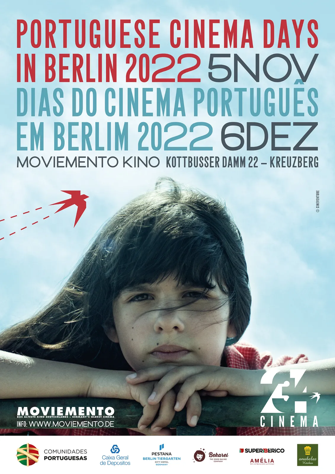 Cartaz dos Portuguese Cinema Days 2022
