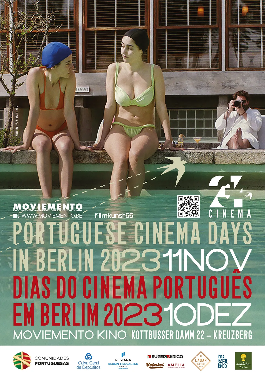 Cartaz dos Portuguese Cinema Days 2023